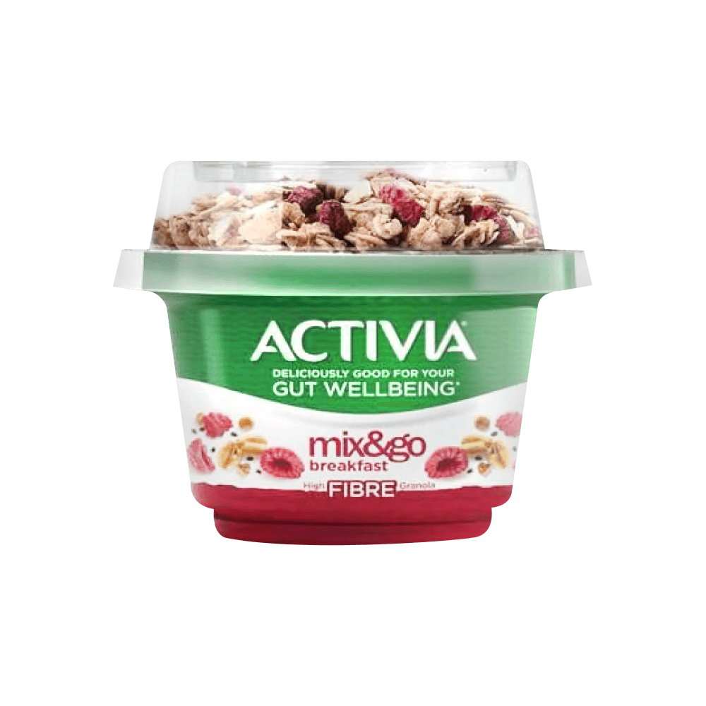 Activia Mix & Go Yogurt 170g Chia Raspberry