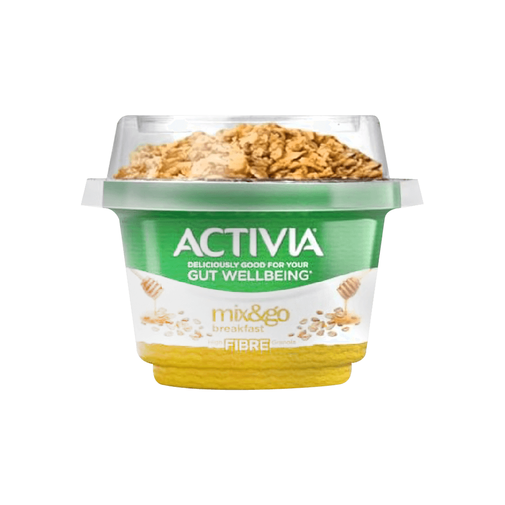 Activia Mix & Go Yogurt 170g Honey Oat Cereal