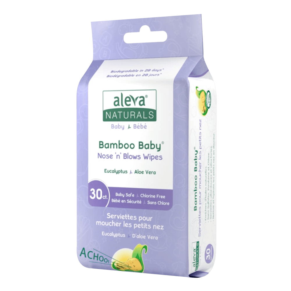 Aleva Naturals Bamboo Baby Nose & Blow Wipes