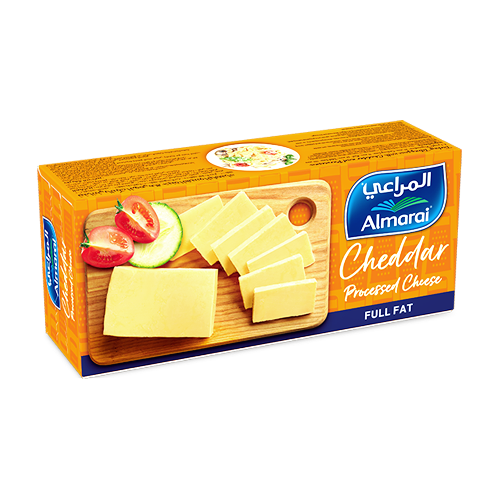 Almarai Processed Cheddar Cheese Full Fat 250 gm
