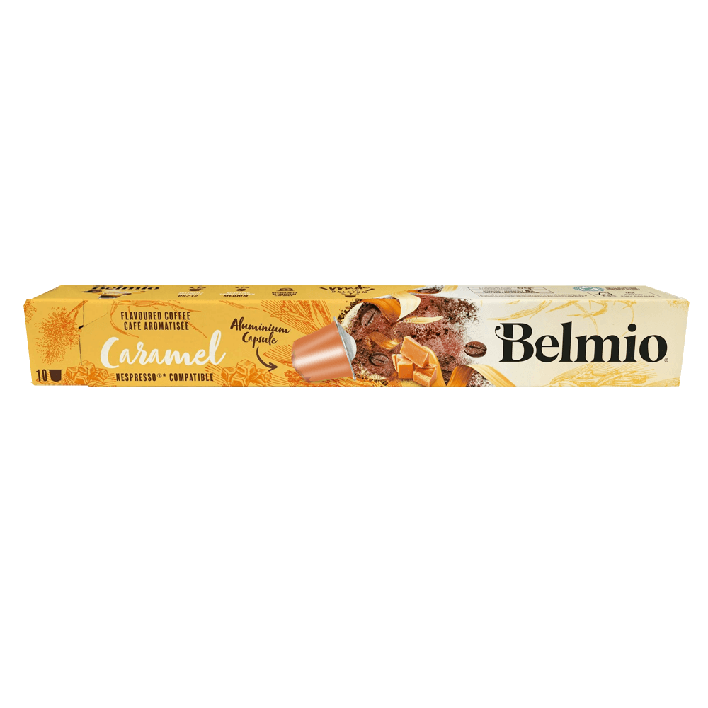 Belmio Medium Roasted Caramel French Coffee Capsules - Intensity 6