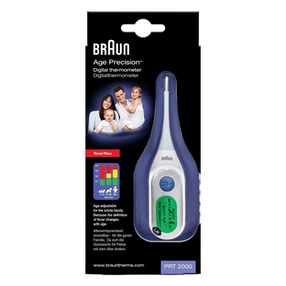 Braun Digital Stick Thermometer With Age Precision