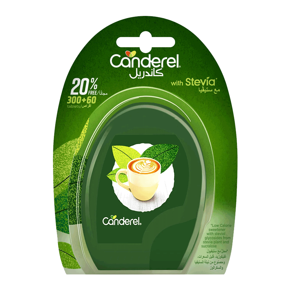 CANDEREL STEVIA 300 + 60 FREE TABS