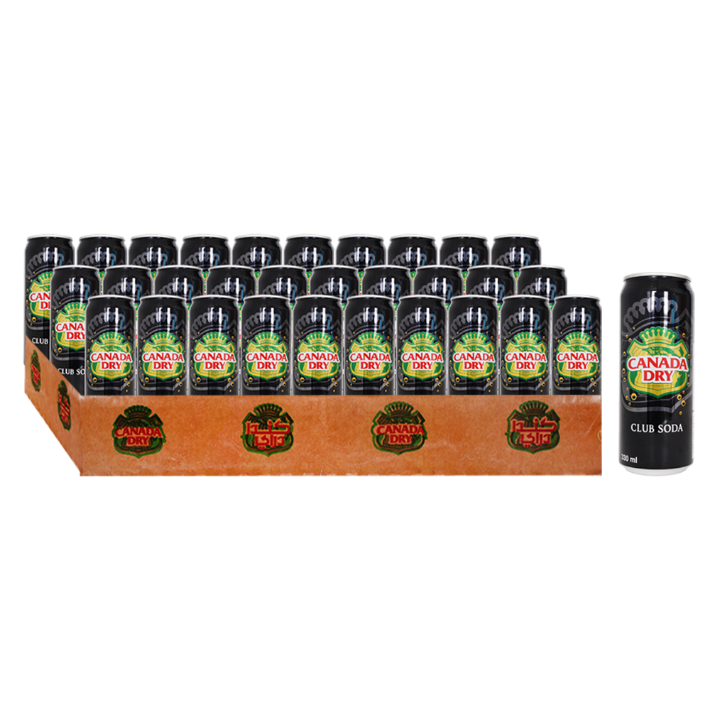[KW077536] Canada Dry Club Soda 330 ml