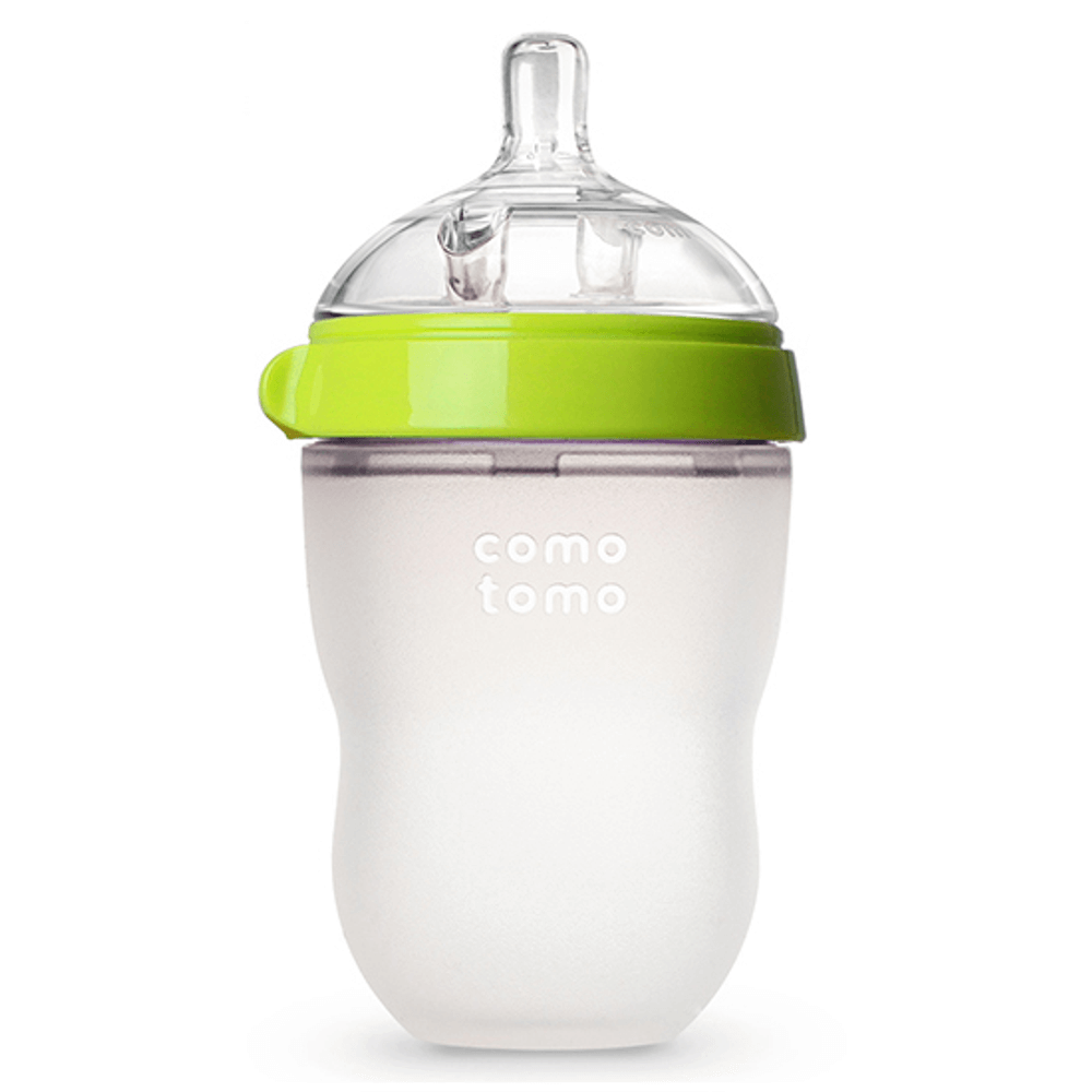 Comotomo Natural Feel Baby Bottle - Green