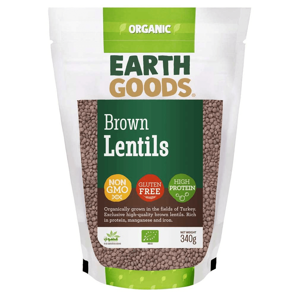 Earth Goods Organic Brown Lentils