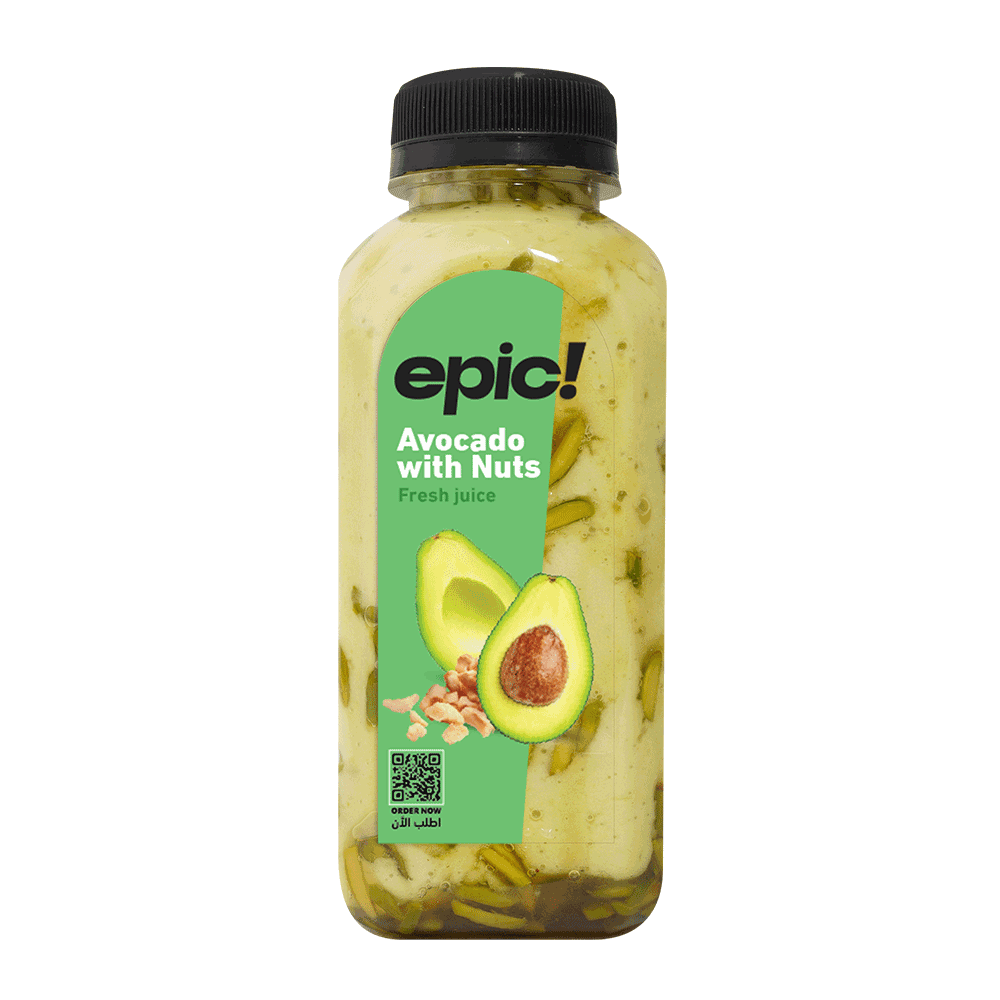 Epic! Fresh Avocado With Nuts Juice