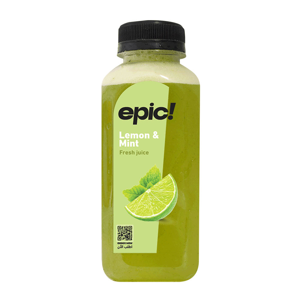 Epic! Fresh Lemon With Mint Juice