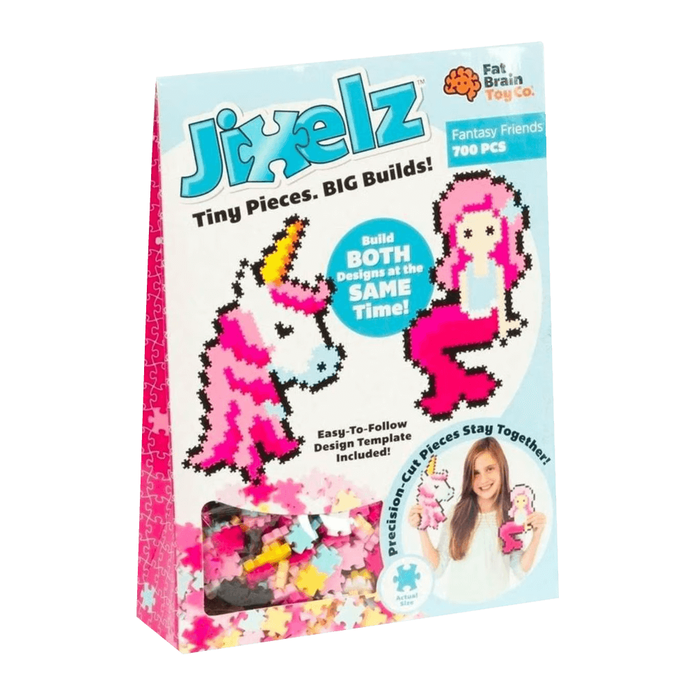 FAT BRAIN Jixelz 700 pc Set - Fantasy Friends ML -C#18002