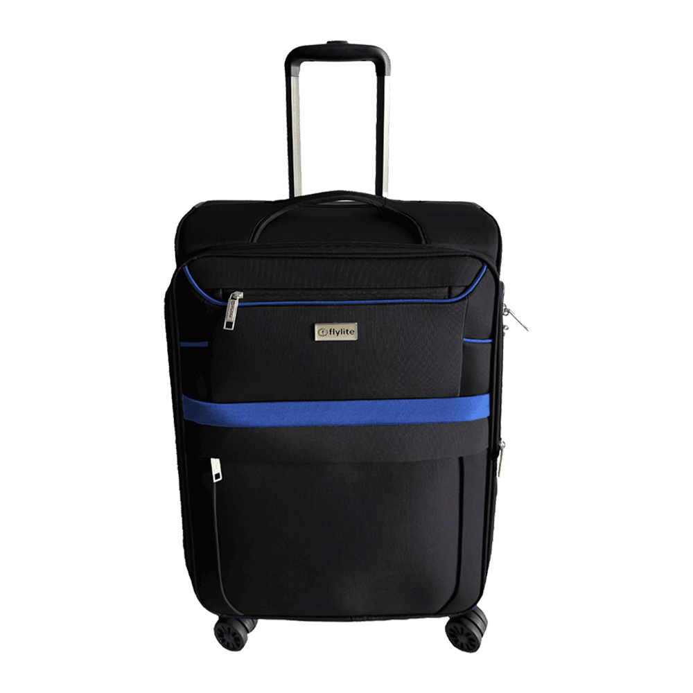 FLYLITE4TWSFT/TROLLEY(M) BLACK/BLUE 24