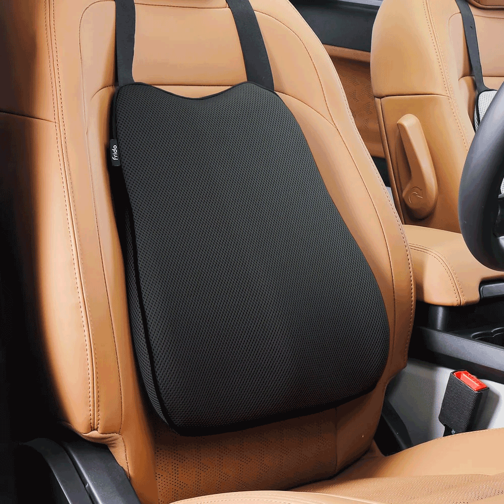 Frido Ultimate Car Backrest Cushion (Black)