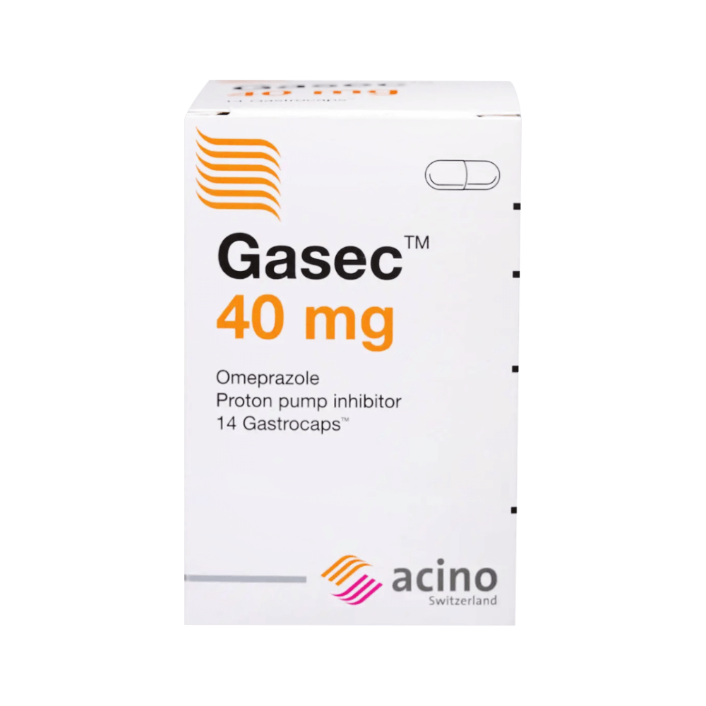GASEC 40 GASTRO CAPSULES 14'S
