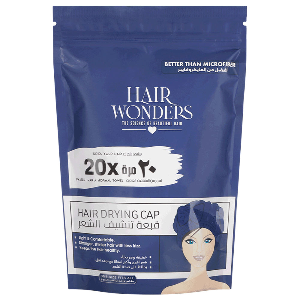 Hair drying cap (20x Faster) - Navy Blue