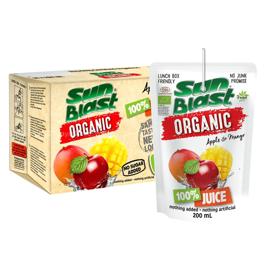 SunBlast Organic Apple & Mango Juice