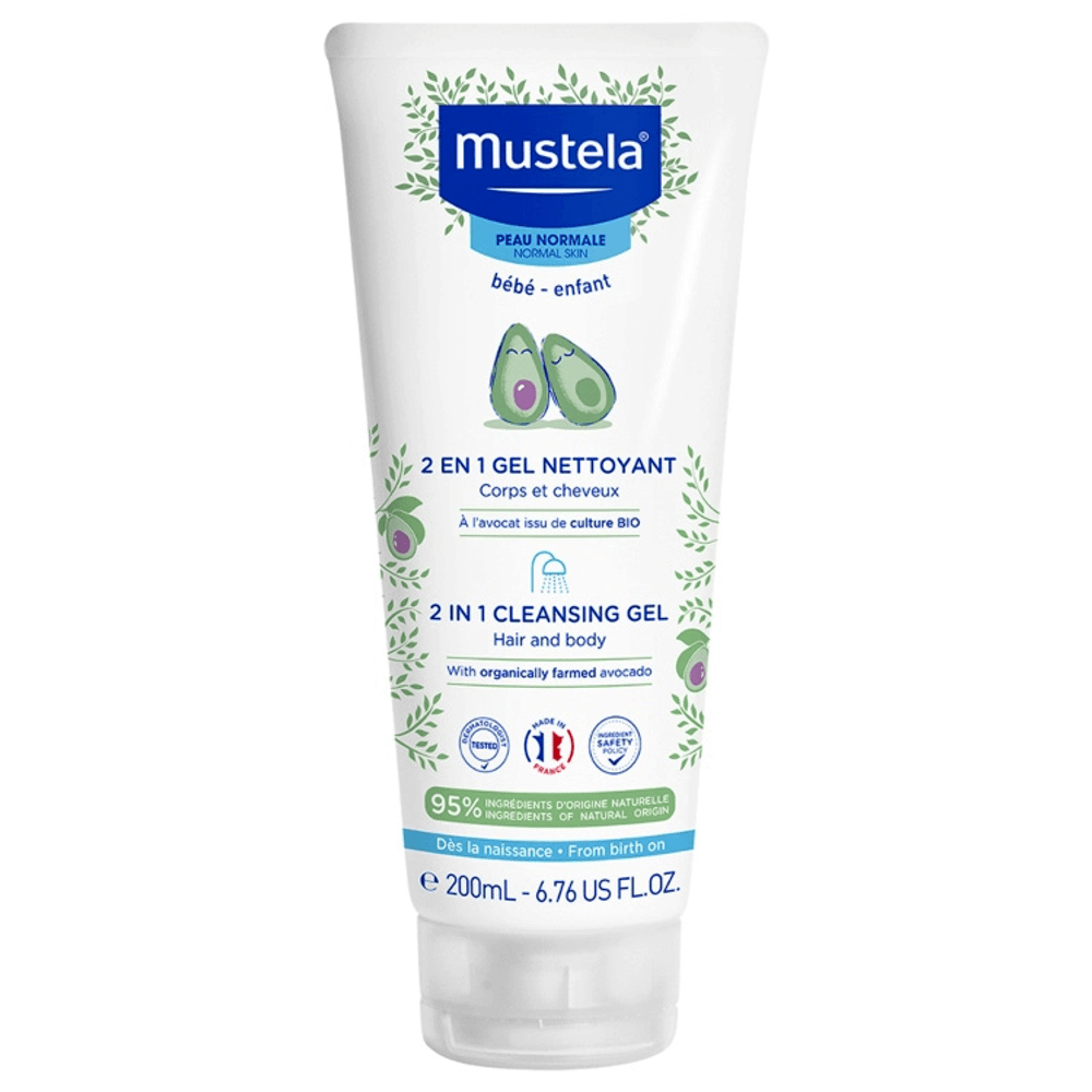 [KW013781] Mustela 2 in 1 Cleansing Gel Hair & Body