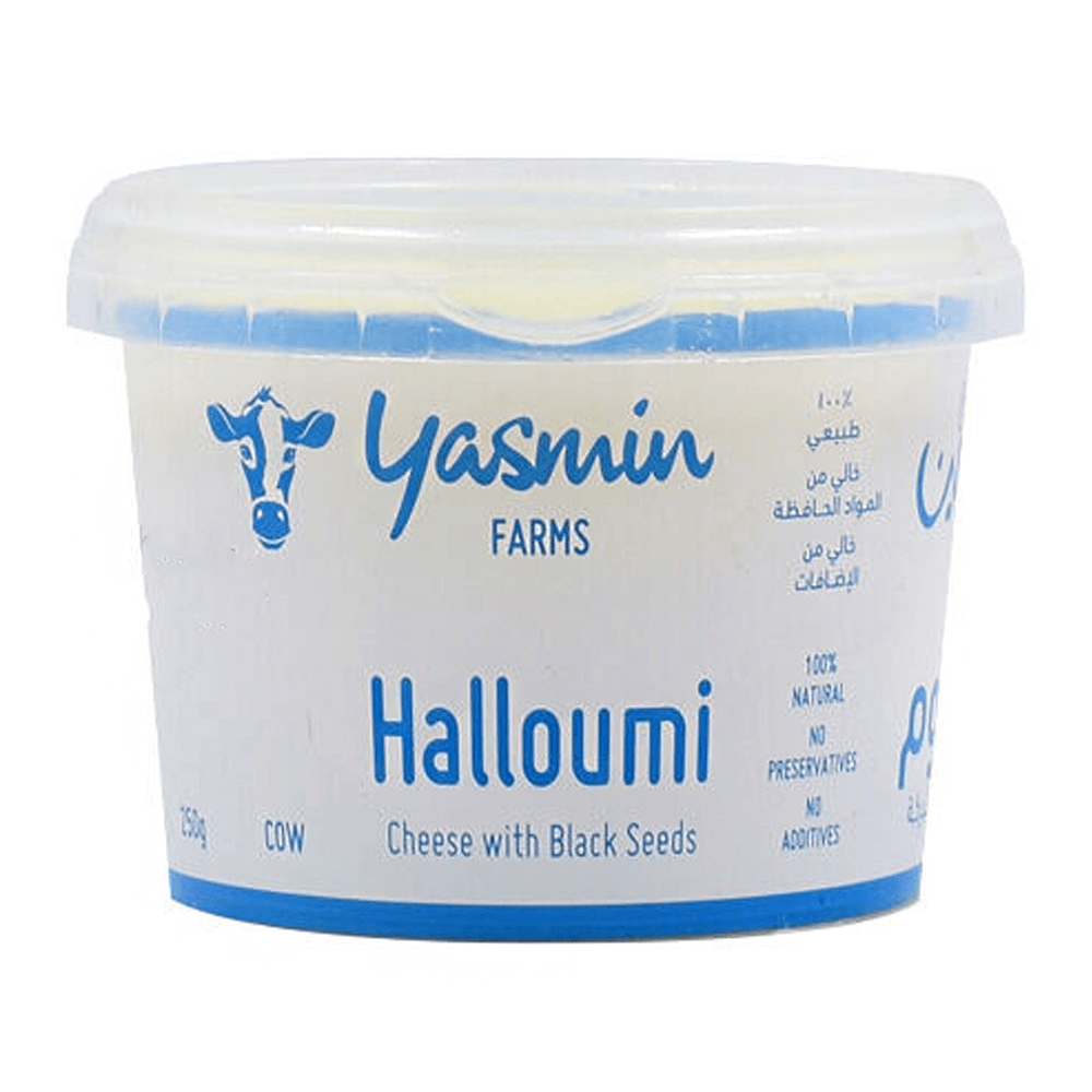 [KW018473] Yasmin Farms Black Seeds Halloumi Cow Cheese