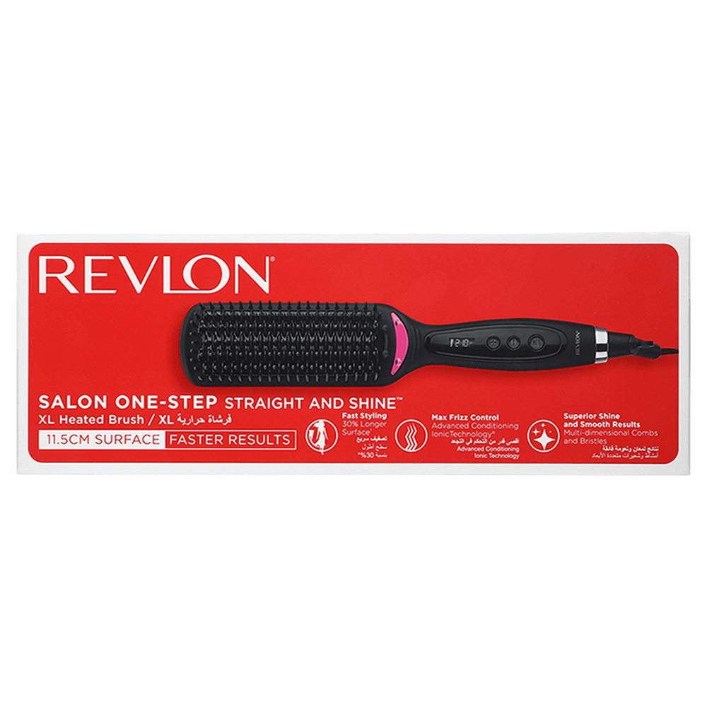 Revlon Salon One Step Straight And Shine XL Heated Brush