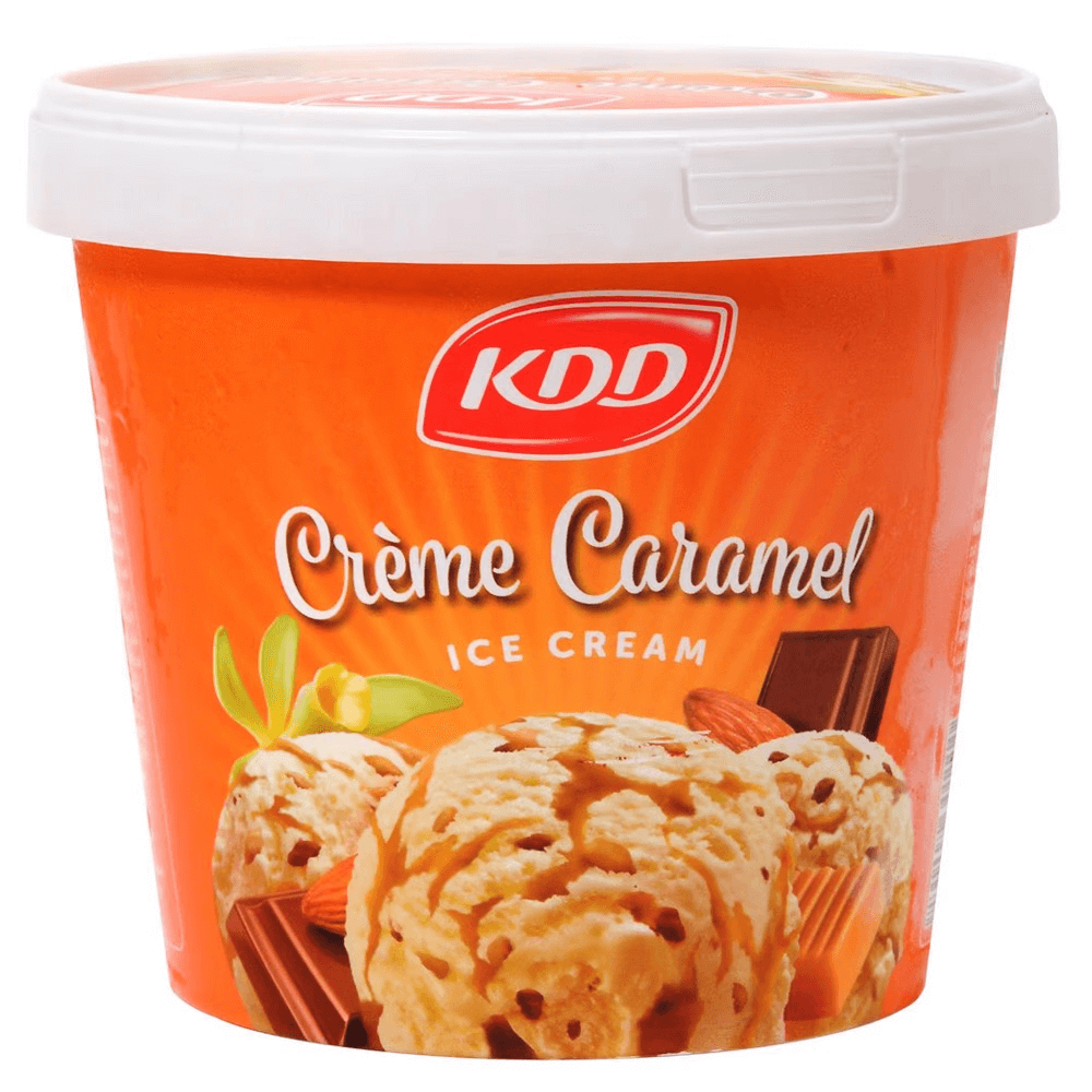 KDD Cream Caramel Ice Cream