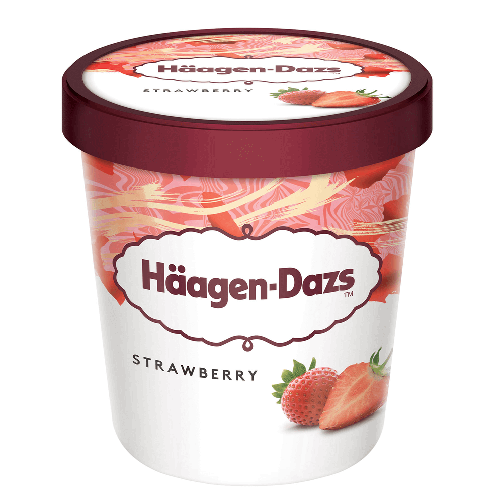 Haagen Dazs Strawberry Ice Cream