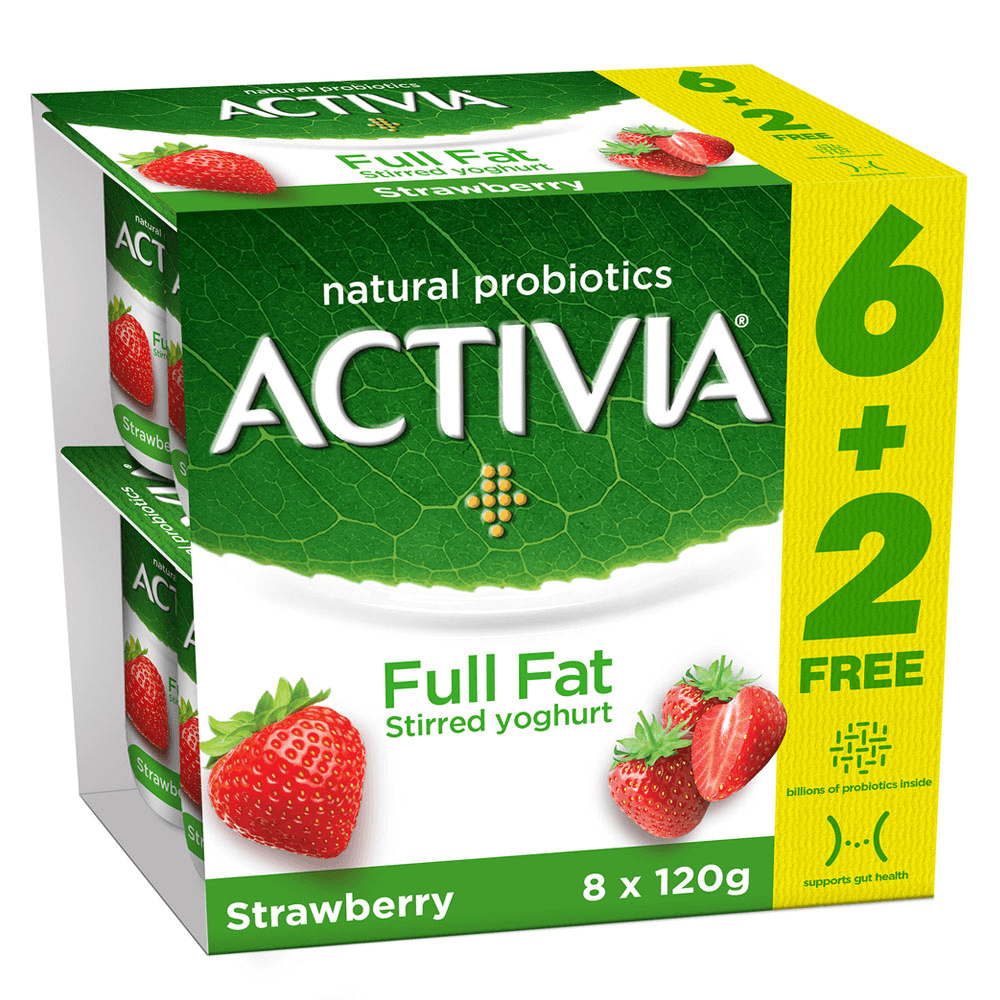 Activia Full Fat Stirred Strawberry Yoghurt