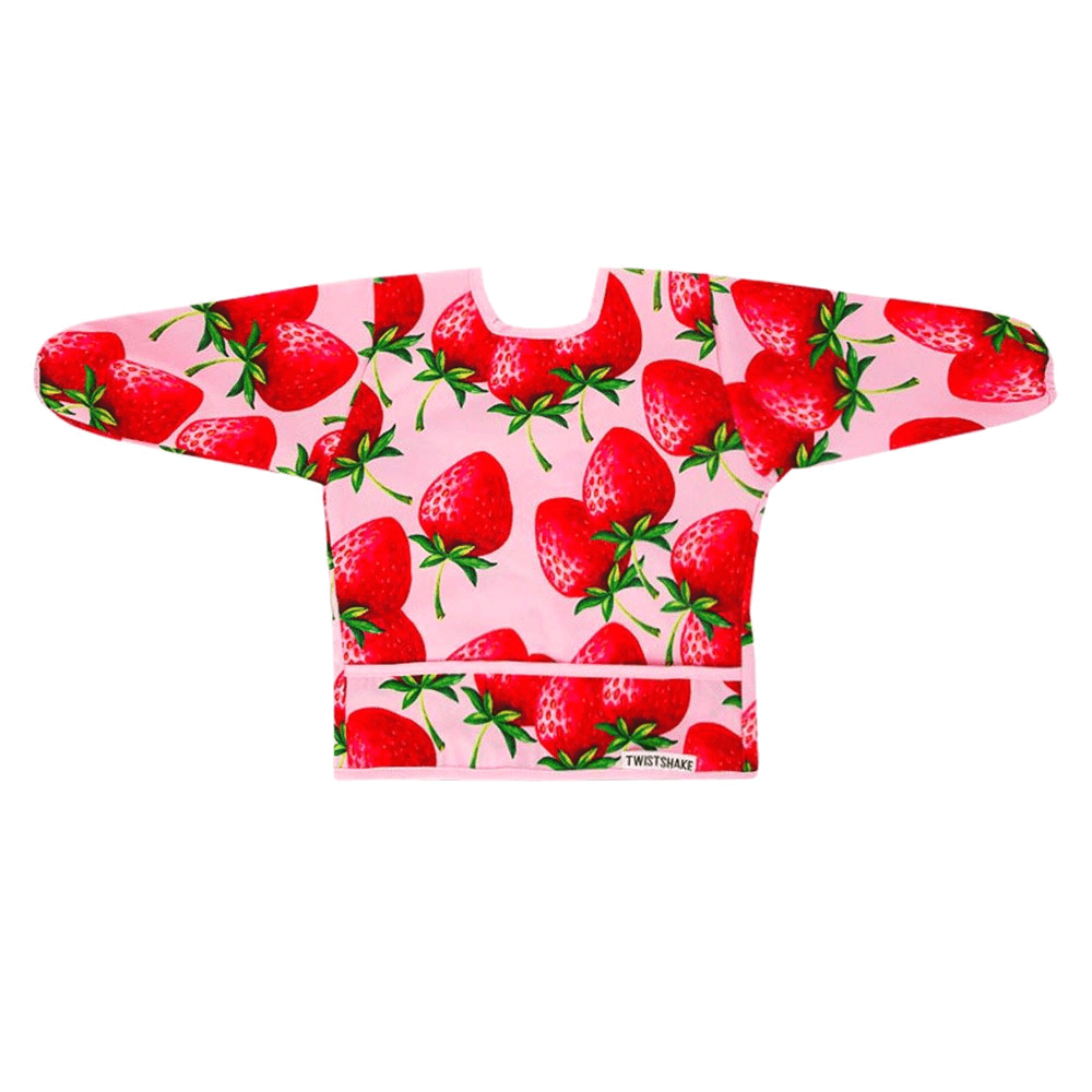 Twistshake Long Sleeve Bib - Strawberry