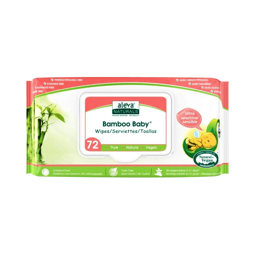 [KW001185] Aleva Naturals Bamboo Baby Wipes