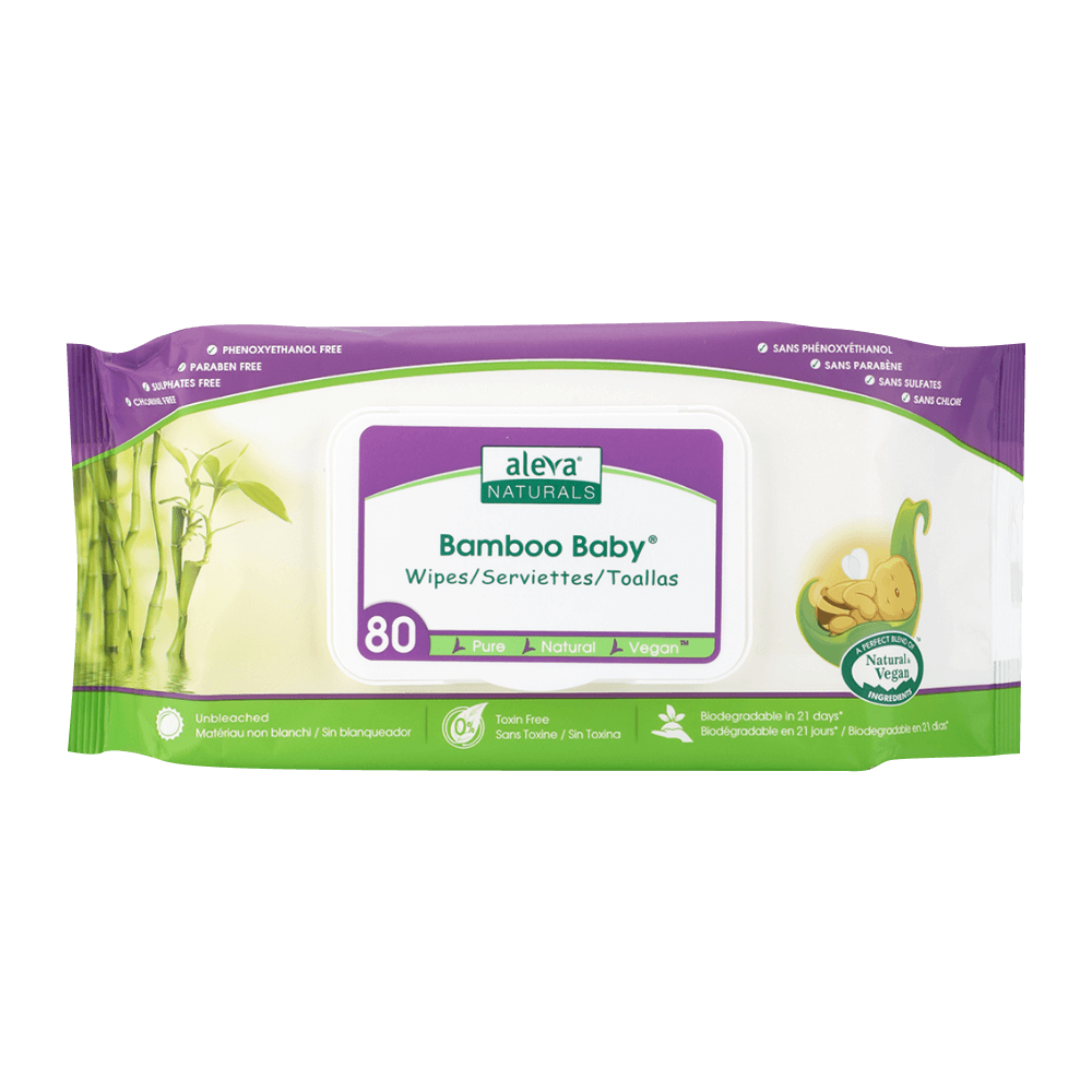Aleva Naturals Bamboo Baby Wipes