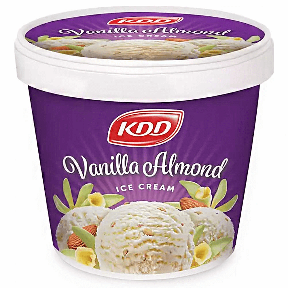 KDD Vanilla & Almond Ice Cream