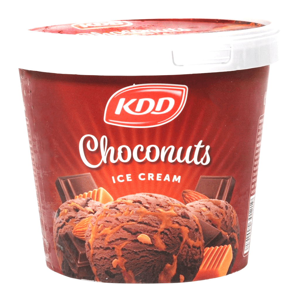KDD Chocolate With Nuts Ice Cream