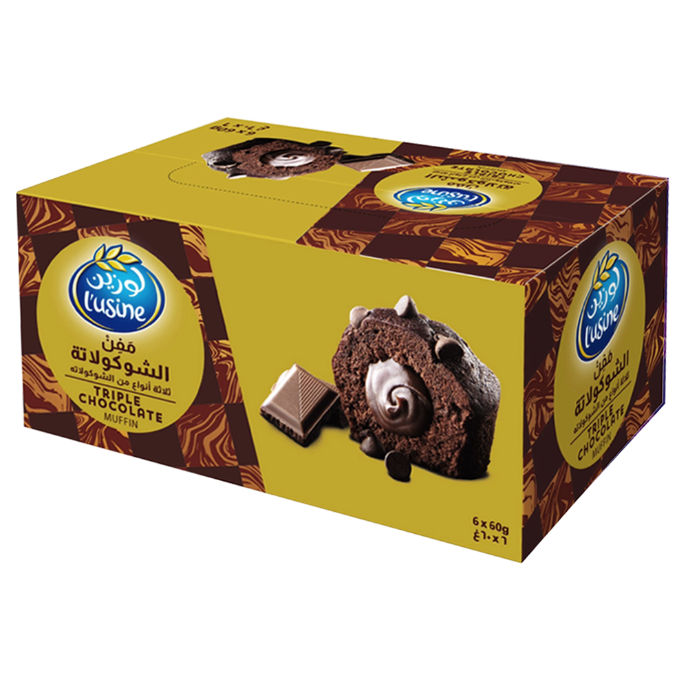 L’Usine Triple Chocolate Muffin