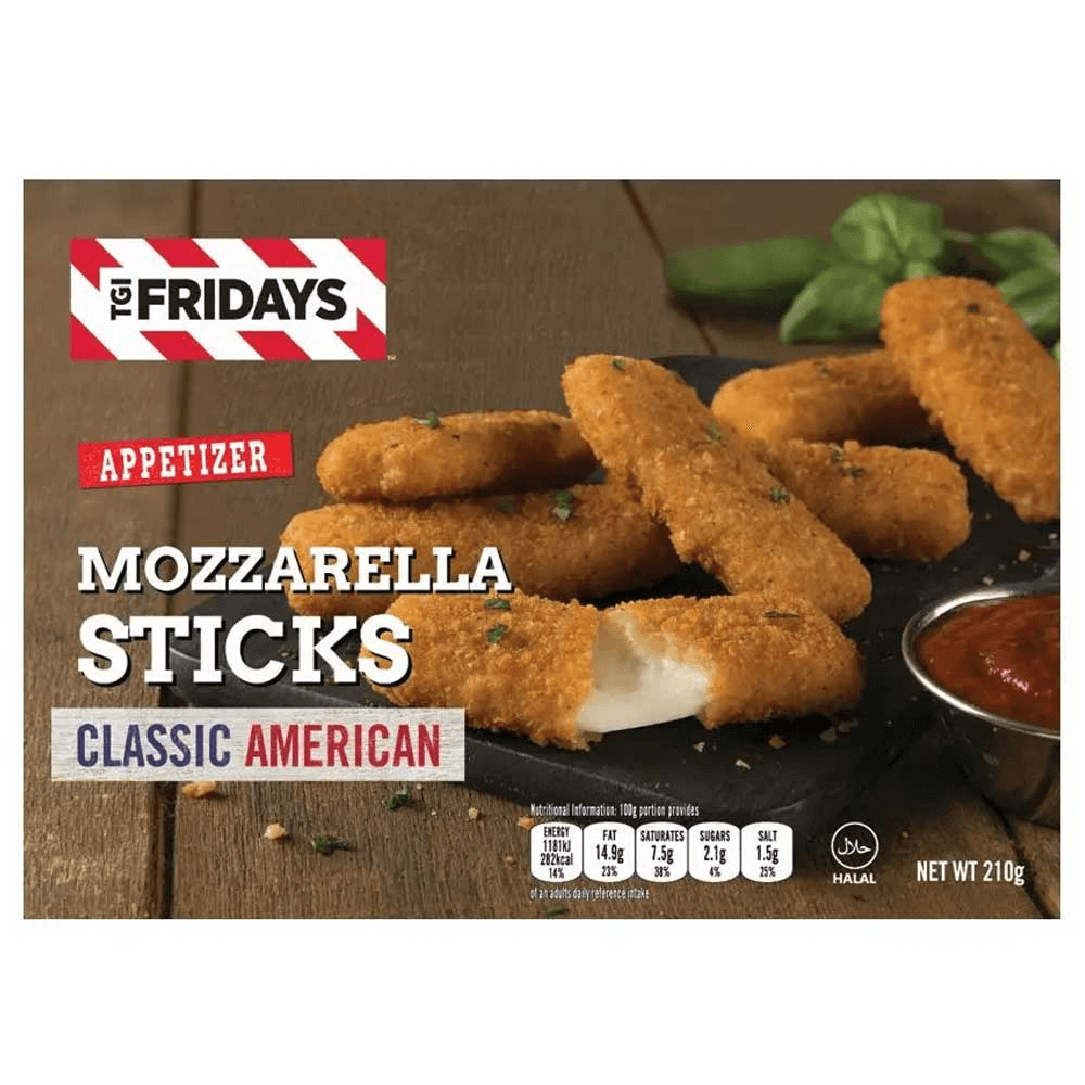 TGI Fridays Frozen Mozzarella Sticks