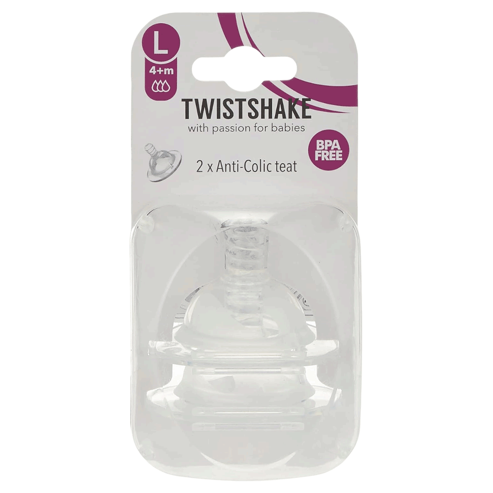 [KW000039] Twistshake Anti-Colic Teat Large 4+ Months