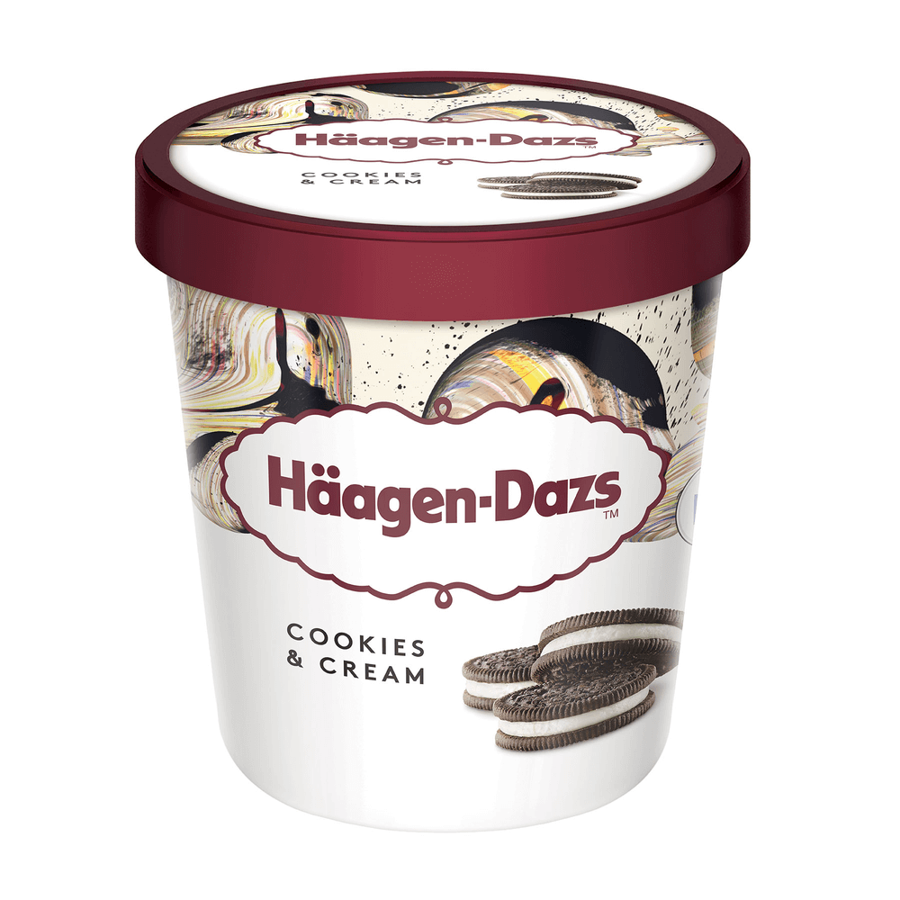 Haagen Dazs Cookies & Cream Ice Cream
