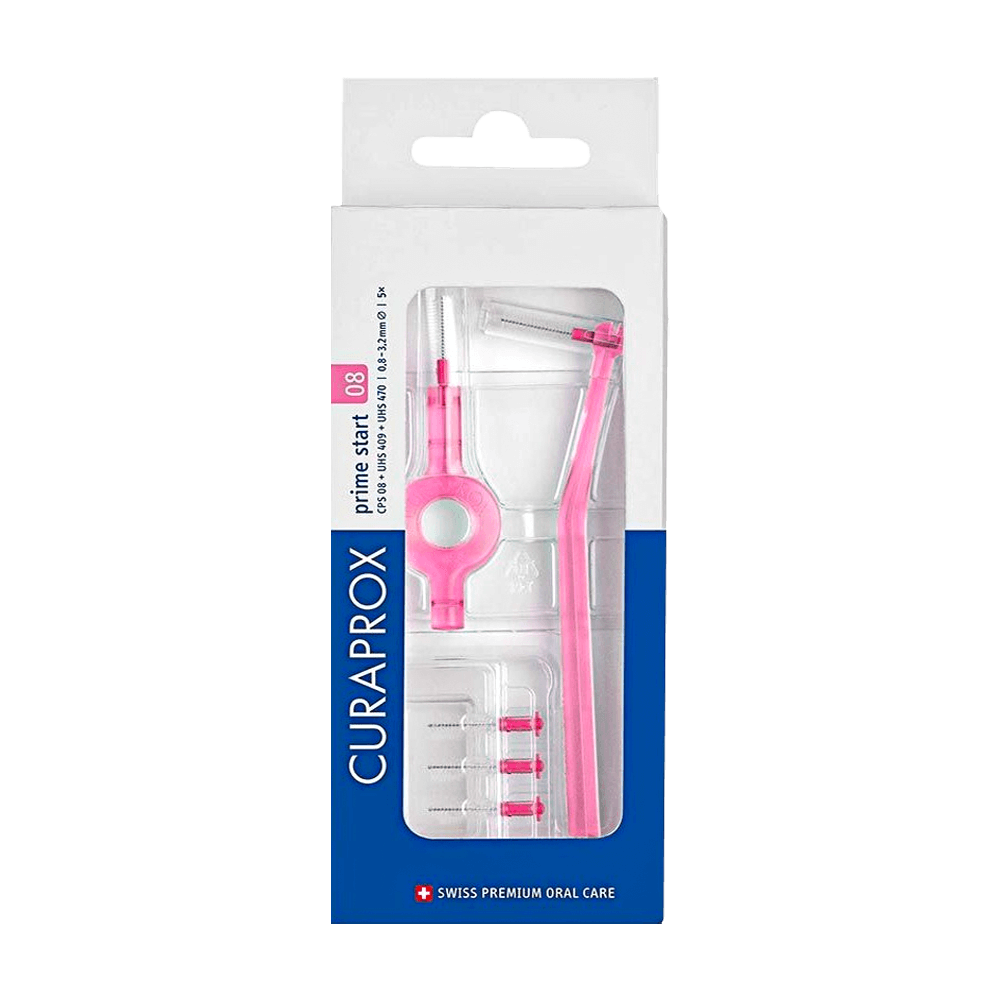 Curaprox Prime Start 08 Intermediate Brushes Pink