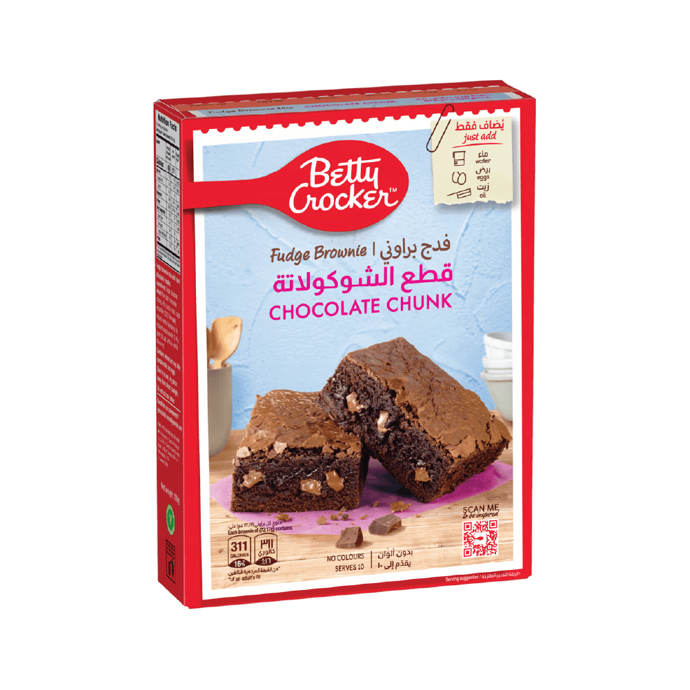 Betty Crocker Chocolate Chunk Fudge Brownie Mix