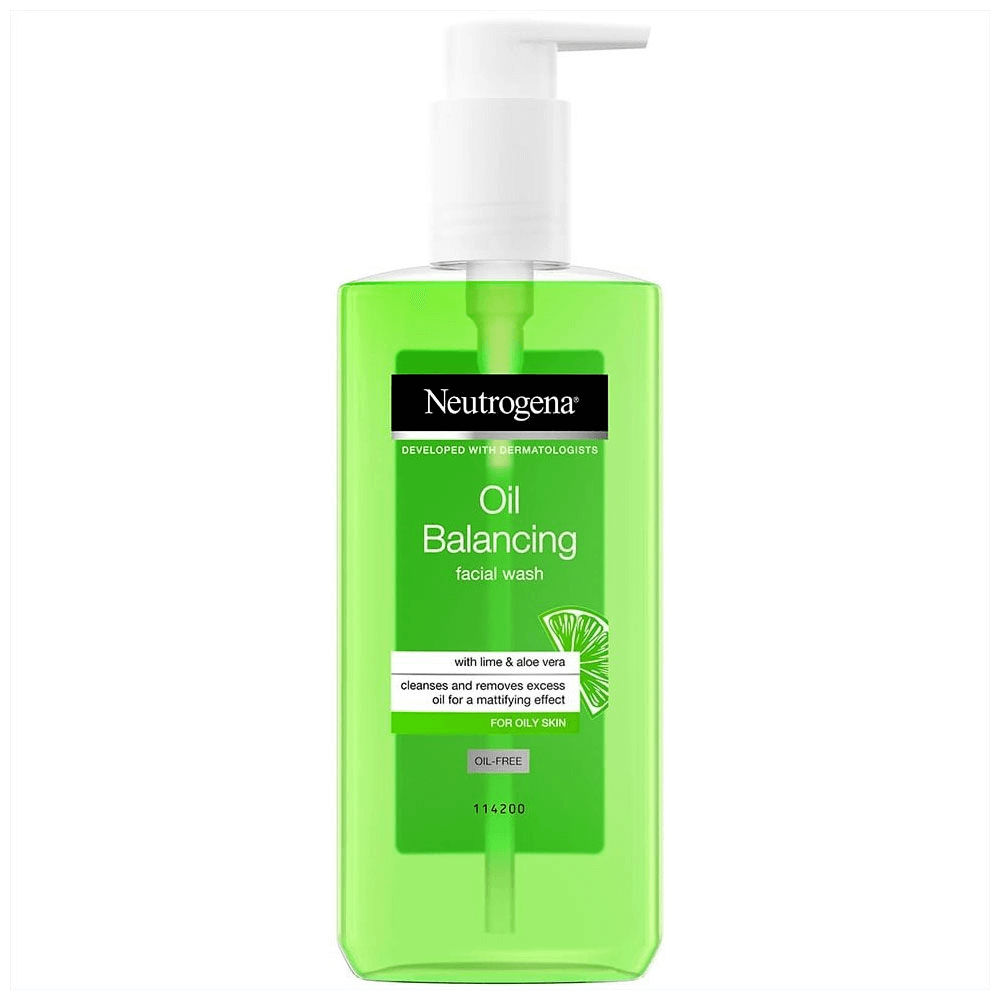[KW011318] Neutrogena Oil Balancing Facial Wash Lime For Oily Skin