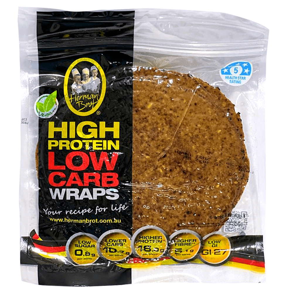 [KW018929] Herman Brot High Protein Low Carb Wraps