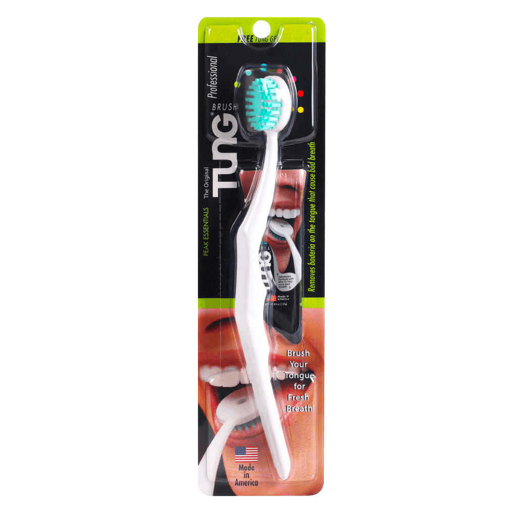 Tung Brush With Sample Gel Tongue Cleaner