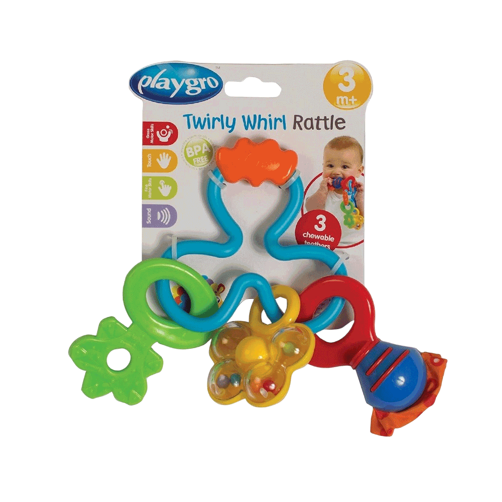 [KW000376] Playgro Twirly Whirly Rattle