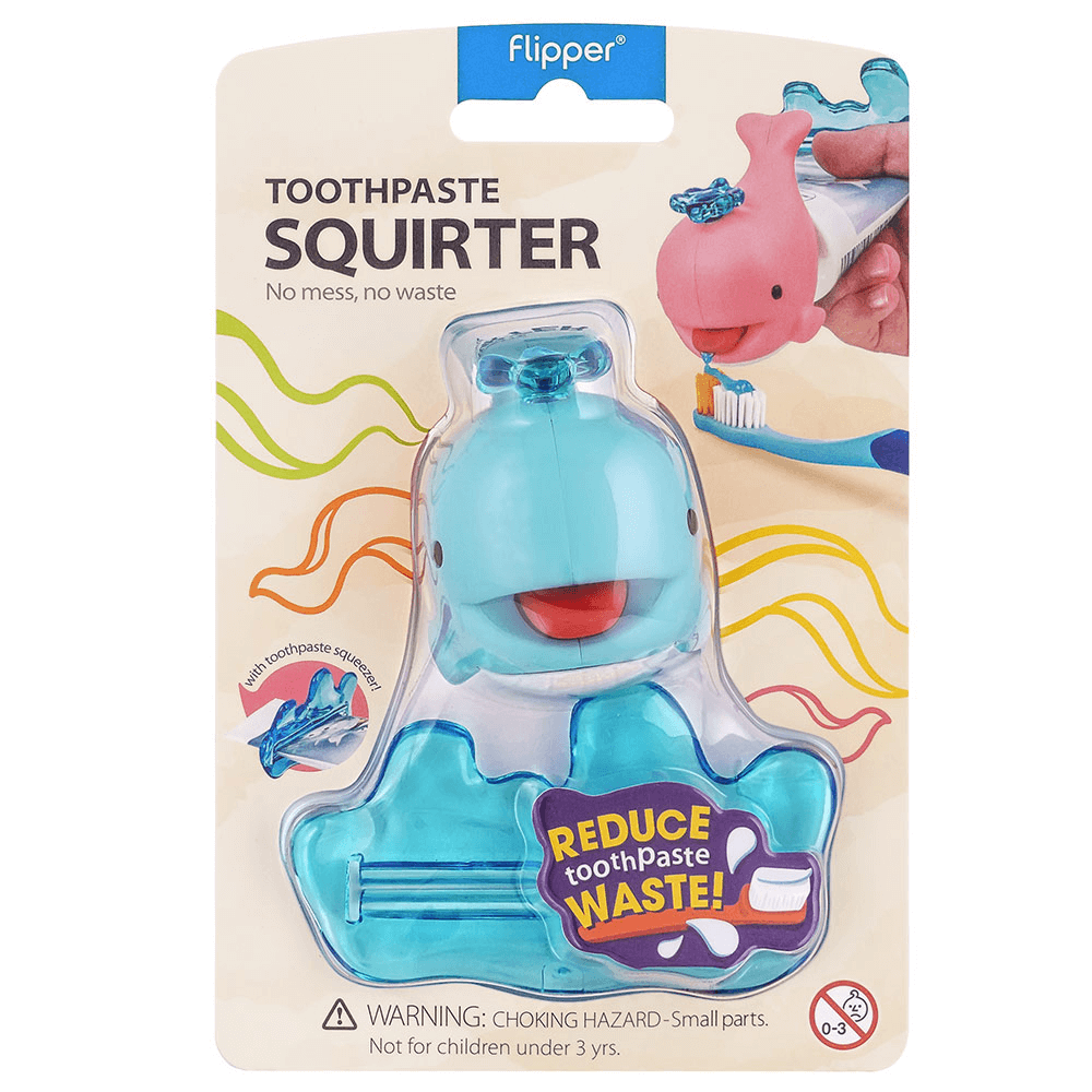 Flipper Toothpaste Squirter - Blue Whale Design