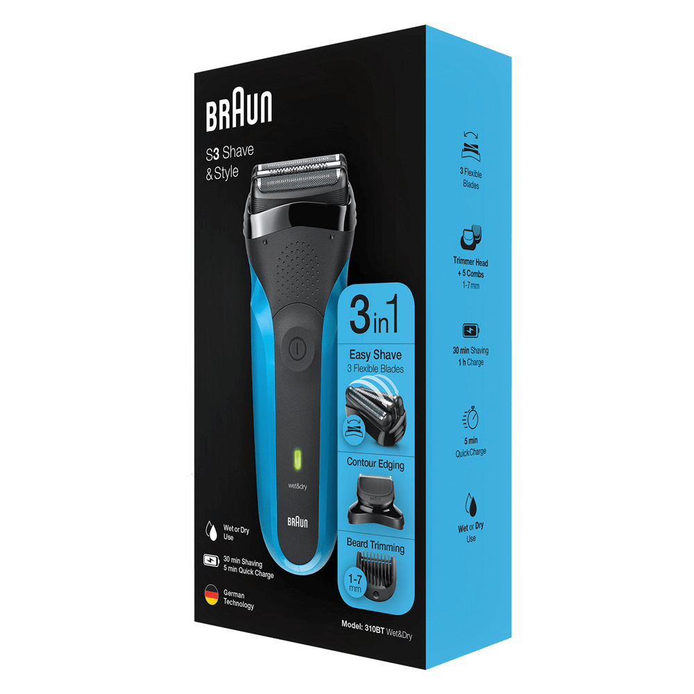 [KW034066] Braun Black & Blue Shaver
