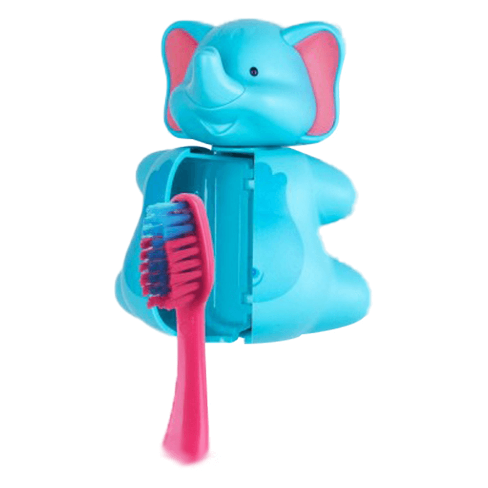 [KW036453] Flipper Fun Toothbrush Holder - Elephant Design