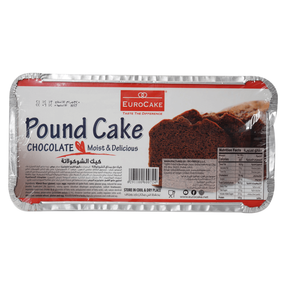 Euro Cake Chocolate Pound Cake
