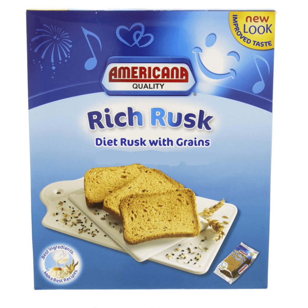 Americana Diet Original Rusk With Grains