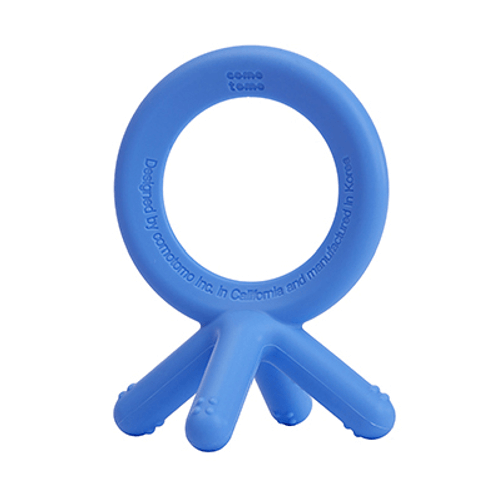 Comotomo Silicone Baby Teether - Blue