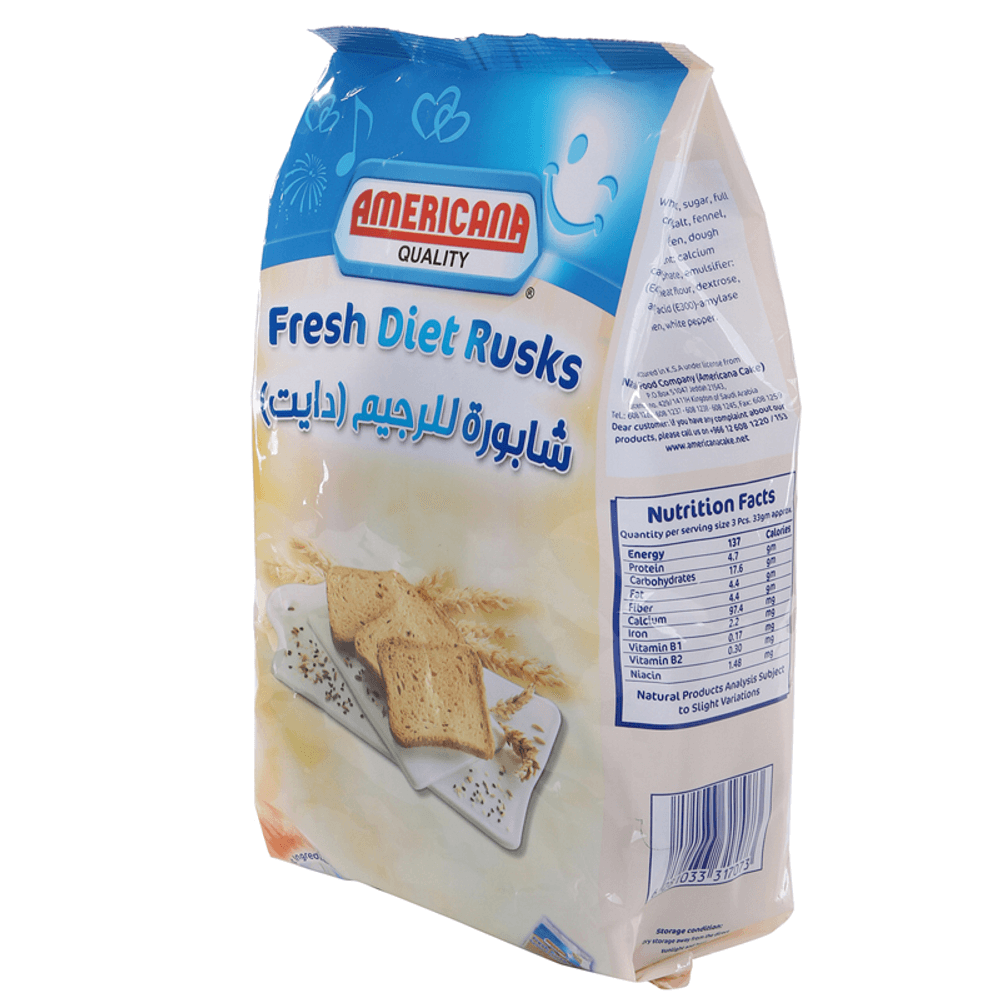 Americana Fresh Diet Rusk