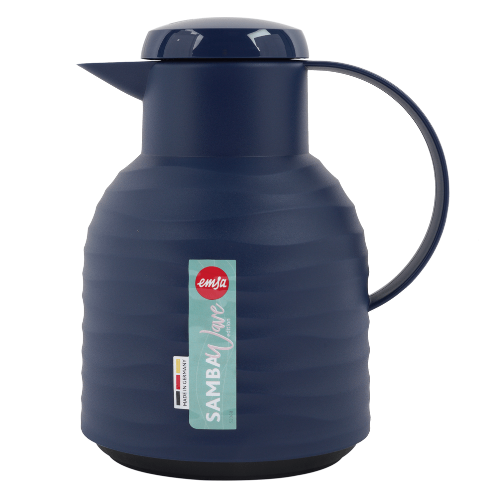 Emsa Samba Wave Vacuum Jug - Navy Blue