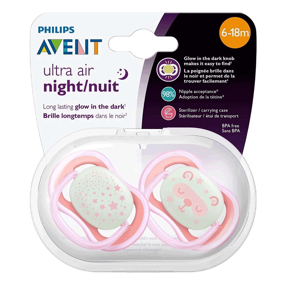 [KW039364] Philips Avent Ultra Air Silicone Soother For 6-18 Months -