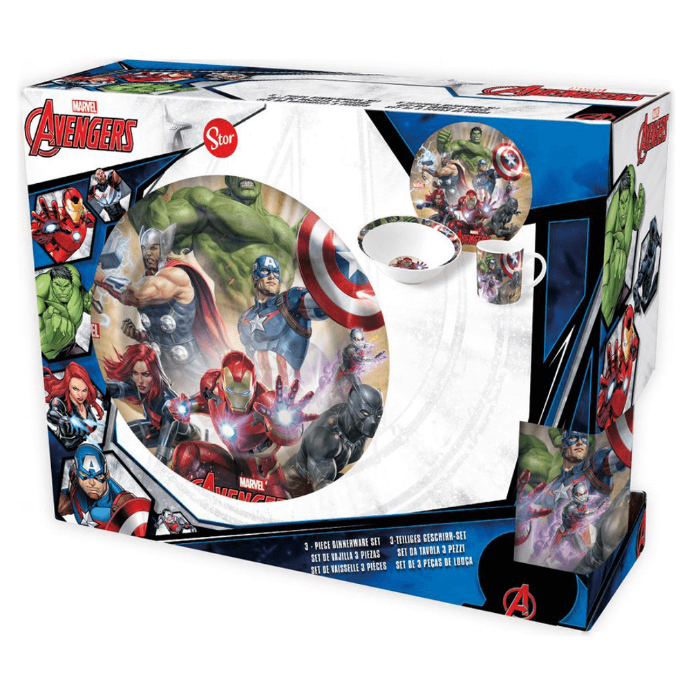 Stor Avengers Ceramic Snack Set