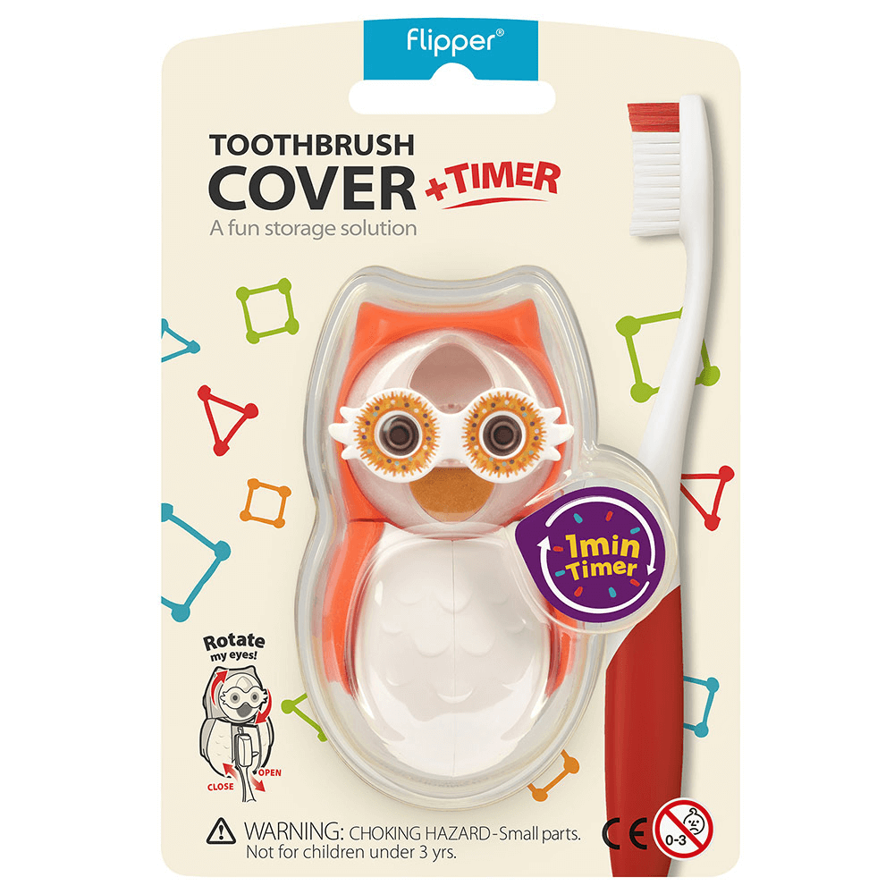 Flipper Owl Hearty + Timer Toothbrush Holder